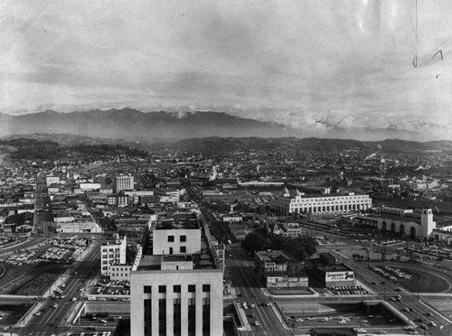 Eastern Downtown Los Angeles, aerial view