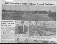 EGS Shopping Center features K mart, Safeway; Competitiveness is key to K mart success story