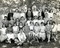 Mill Valley Alto School, possibly 5th or 6th grade class photo, 1960
