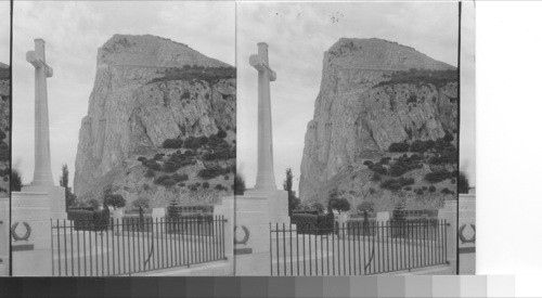 Memorial to fallen soldiers of the great war. Gibraltar. Spain