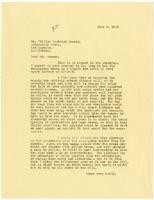 Letter from Julia Morgan to William Randolph Hearst, June 8, 1926