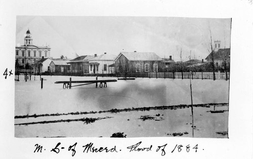 M south of Merced Flood of 1884 Fresno California
