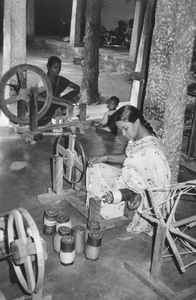 Tiruvannamalai, South Arcot District, India. From the Weaving School at Lebanon, 1977