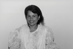 Rita Tshering Kabo, Kathmandu, Nepal. Deltager i Demokratikonferencen i Danmark, 1995