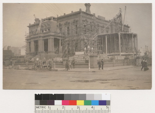 [Flood residence during reconstruction, California St., Nob Hill.]