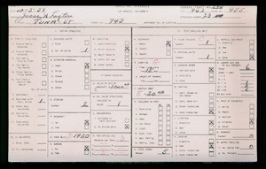 WPA household census for 743 TUNA ST, Los Angeles County