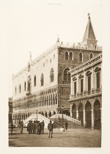 Angle des Prisons, Pont de la Paille et Palais Ducal du Quai des Esclavons, from Calli e Canali in Venezia