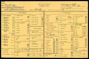 WPA household census for 3826 S BROADWAY, Los Angeles County