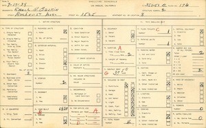WPA household census for 1525 AMHERST AVE, Los Angeles