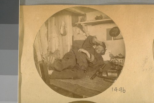 Photos of Chinese opium smokers in there [sic] dens in China Town in 1889 [B]