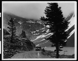 Tioga Road at Ellery Lake in Mono County, ca.1930
