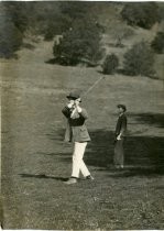 James Jenkins Sr. on the Mill Valley golf course, circa 1920s Eleanor "Dolly" Cushing, age 18 months, 1890 Eleanor "Dolly" Cushing, age 18 mon