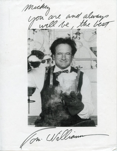 Photocopy of signed photo from Robin Williams for "Flubber" (1997)