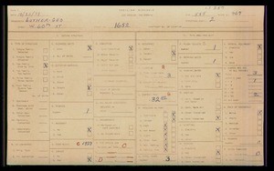 WPA household census for 1652 W 60TH STREET, Los Angeles County