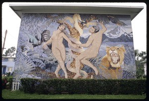 The murals of Ramona Gardens. Adam y Eva, Los Angeles, 1975