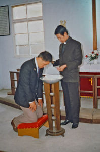 Baptism Service at Tainan, Taiwan Lutheran Church (TLC)