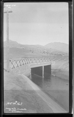 Borel : Bridge. concrete for road