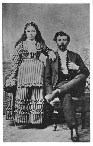 Jose Ruiz and Josefa Abila, wedding portrait