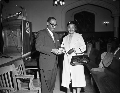 Ethel Bradley and H. H. Brookins, Los Angeles, 1961