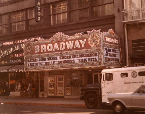 Marquee, Broadway Theater
