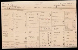 WPA household census for 1414 S BONNIE BRAE, Los Angeles