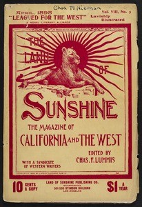 The Land of Sunshine, magazine, 1898-04