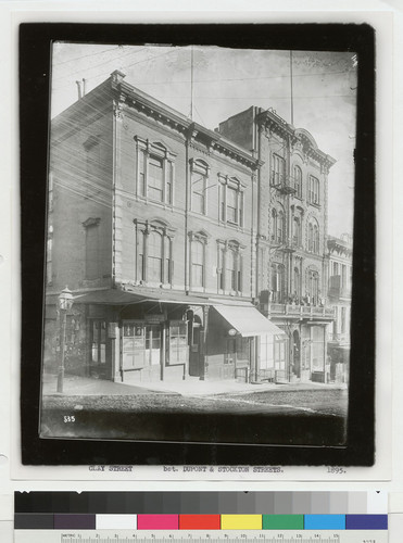 Clay Street, bet. Dupont & Stockton Streets. 1895. 535