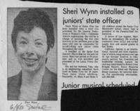 Sheri Wynn installed as juniors' state officer