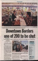 Downtown Borders one of 200 to be shut
