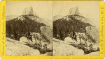 Summit of the South Dome. View from Clouds' Rest Mt. Little Yosemite Valley, 185