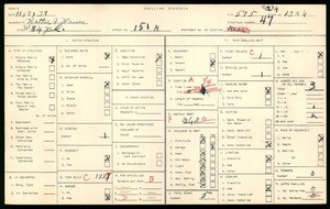 WPA household census for 151 West 84th Place, Los Angeles County