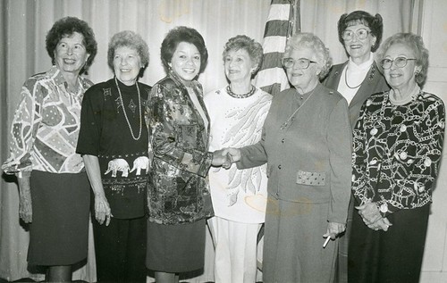 South Pasadena Women's Club, Ethel Axtman on Far Right