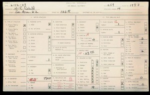 WPA household census for 123 S AVENUE 22, Los Angeles