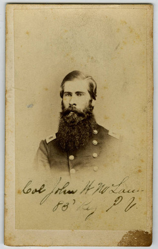 Portrait of Col. John W. McLane, ca. 1861