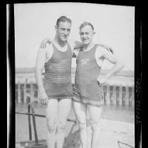 Russell and Shaw in Swim Trunks
