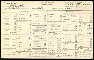 WPA household census for 117 1/2 WEST 112TH STREET, Los Angeles County