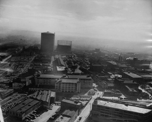 Los Angeles Warehouse Co., aerial view