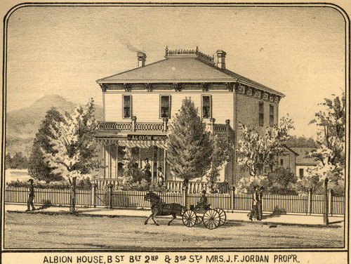 Albion House, San Rafael, California, 1884 [illustration]