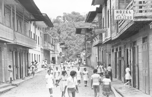 A street scene, Barbacoas, Colombia, 1979