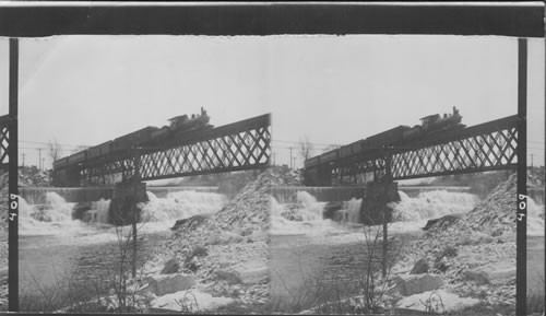 Goodkin Falls and Railroad Bridge, Sit of Ford Ranger (Revolutionary War Front), Centre Rutland, Vermont