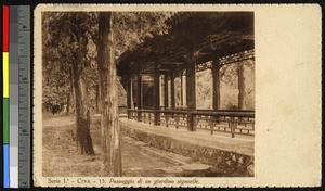 Edge of a garden, China, ca.1920-1940