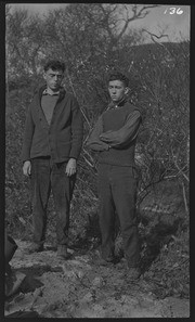 Two men at Willow Camp