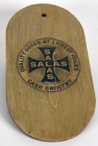 Salas Grocery Story plaque
