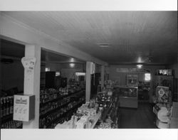 Interior of King's Corner Grocery, Petaluma, California, 1973