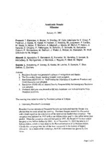 USC Academic Senate minutes, 2003-01-15