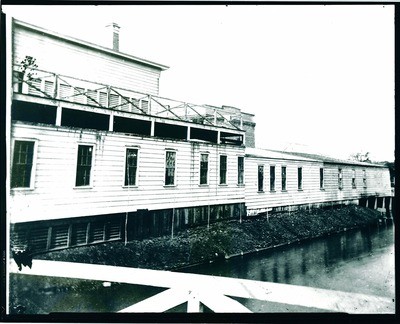 Stockton - Harbor: Building along harbor