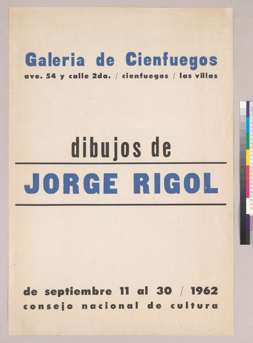 Dibujos de Jorge Rigol: Galeria de Cienfuegos
