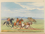 [Comanche warriors on horseback]