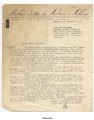 Letter from Unione Chitarristica Internazional to Vahdah Olcott-Bickford, 24 November 1949