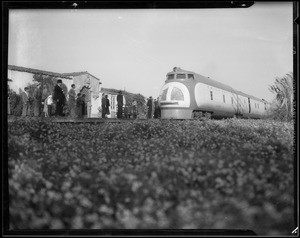 Union Pacific train, Southern California, 1934